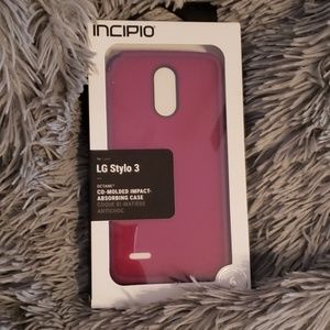 Plum Incipio LG Stylo 3 Case